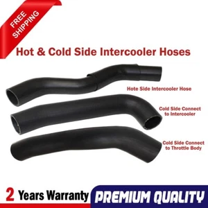 Hot Side & Cold Side Intercooler Hoses For Mitsubishi Challenger 4D56 2.5L 4WD - Picture 1 of 7