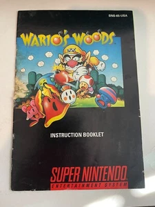 SNES Wario's Woods nur Anleitung Super Nintendo - Bild 1 von 2