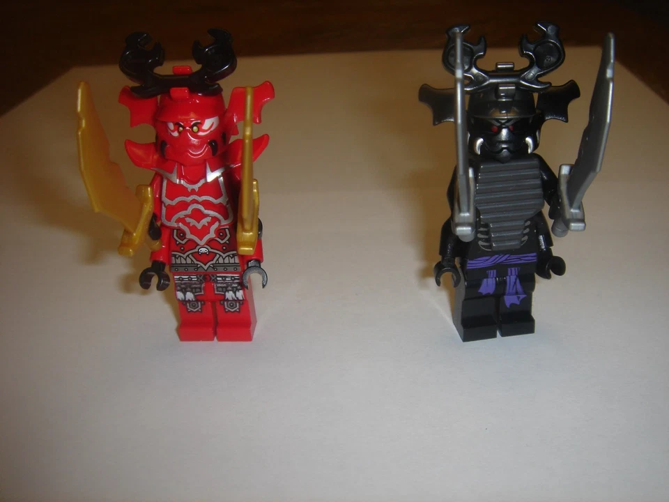 2 LEGO NINJAGO GARMATRON GENERAL KOZ & Lord Garmadon МИНИФИГУРКИ ЛОТ НОВЫЙ  - Изображение 1 из 1