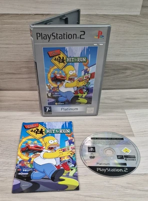 Playstation 2 PS2 Simpsons Hit & Run -  Manual Included. - Image 1 of 4