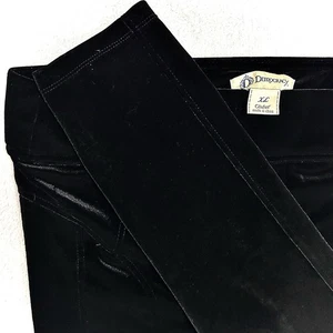 Democracy Glider Leggings Women's XL Pull On Ankle Stretch Pants Black 38x28 - Picture 1 of 13