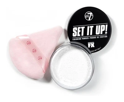 W7 Set It Up Loose Setting Powder and Precision Puff – Translucent, Feather-L - Image 1 of 3