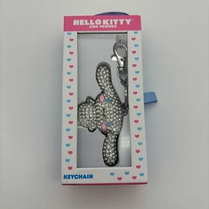 Hello Kitty Friends Sanrio CINNAMOROLL Estrás Bling Cartera Bolso Dije Llavero - Imagen 1 de 3