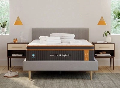 Nectar Premier Copper Medium Firm Gel Memory Foam Mattress 14" - Image 1 of 4