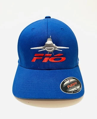 Lockheed Martin F-16 Fighting Falcon Baseball Hat Cap Size L-XL - Image 1 of 4
