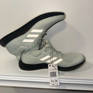 Adidas 4D Futurecraft Running Linen Green Shoe GX6603 Men Sz 11 / Women Sz 12 - Picture 1 of 8