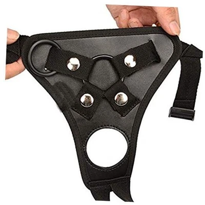 Ropa interior unisex ajustable suave y cómoda sin tirantes talla única alta para hombre negra Foto 1 de 4