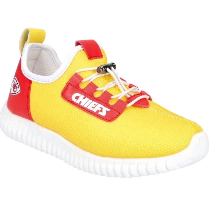 Zapatos iluminados de caña baja para jóvenes Kansas City Chiefs talla 4  Foto 1 de 4