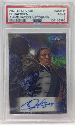 2023 Leaf Vivid Bo Jackson ANIME NATION 亲笔签名 #6/10 PSA 9 SP SSP 名人堂 — 第 1/2 张图片