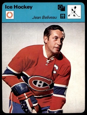 1977 Sportscaster #10-14 Jean Beliveau - хоккей почти как новый - Изображение 1 из 2