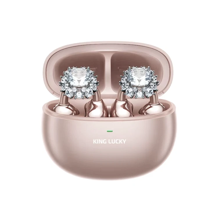 KING LUCKY Schick Premium-Kopfhörer–Schmuck-Ohrring-Bluetooth, Music, Weihnachtsgeschenk