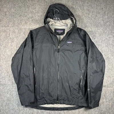 Chaqueta Patagonia Rain Shadow Para Hombre Grande Negra H2NO Gorpcore 84474 Foto 1 de 4