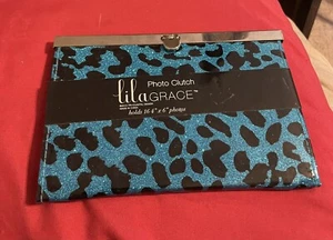 Vintage Lila Grace Photo Clutch Holds 16 4x6 In Photos New - Picture 1 of 3