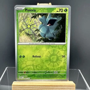 Pineco 004/193 Reverse Holo Pokemon TCG Scarlet & Violet Paldea Evolved - Picture 1 of 2