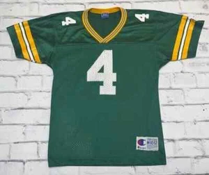Brett Favre Jersey Youth Medium Vintage Green Bay Packers NFL Football Champion - Picture 1 of 13