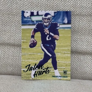 2020 Panini Chronicles #210 Jalen Hurts Luminance Update Rookie Teal Parallel RC - Picture 1 of 3