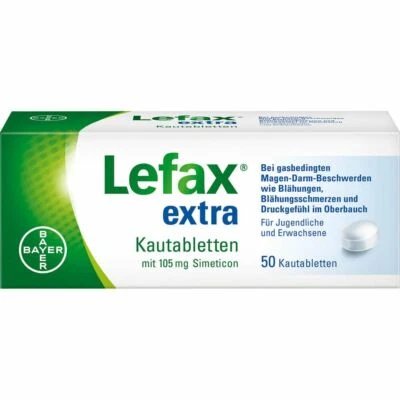 BAYER VITAL GMBH LEFAX extra Kautabletten 50 St PZN02563836