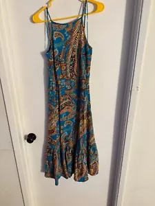 Women " 1 STATE" multicolor,spaghetti straps,long sundress. Size Sm - Picture 1 of 2