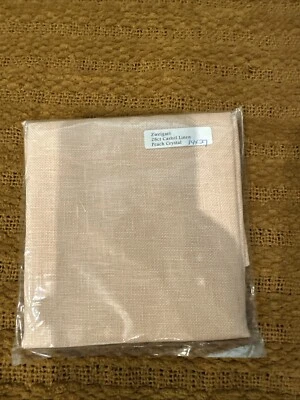 Zweigart CASHEL LINEN 28CT 14x27 Peach Crystal - Image 1 of 2
