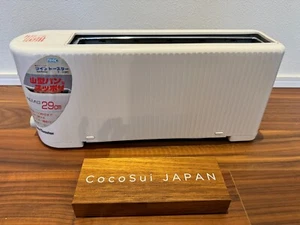JEOL MIYAC Twin Toaster T-29C White Pop-up 4-8 Srice Bread Breakfast From Japan - Foto 1 di 9