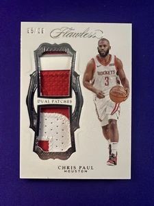 2018-19 Panini impecable - parches dobles #DP-CPL Chris Paul/20 (MEM) - Imagen 1 de 3