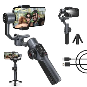 Smooth 5S Phone Gimbal, 3-Axis Smartphone Stabilizer with Built-in Fill Light... - Picture 1 of 9