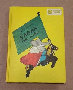 VTG HC Dandelion Library ~ Babar the King / Grimm's Fairy Tales - Flip Book - Imagen 1 de 12