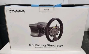 MOZA R5 PC Gaming Racing Simulator Bundle Kit & Steering Wheel - Picture 1 of 22