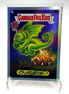 Fiery FRANCIS 36a Brent Engstrom Autograph Garbage Pail Kids Worst of 40th Ann. - Picture 1 of 10