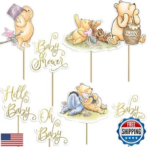 Centrotavola Winnie Classico 16PCS - Decorazioni Baby Shower, Topper da Tavolo su - Foto 1 di 5