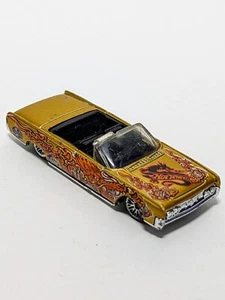 Hot Wheels Gold ‘64 Lincoln Continental 1:64 Scale Diecast Toy Car Model Mattel - Picture 1 of 4