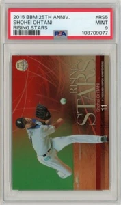 2015 Shohei Ohtani BBM 25th Anniver. Rising Stars PSA9 #RS5 Nippon-Ham Fighters - Picture 1 of 2