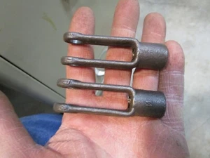 2 NOS 3/8"-24 Clevis Yoke 3/8" Pin Hole Linkage Go Cart Tractor Car Truck ETC - Picture 1 of 3