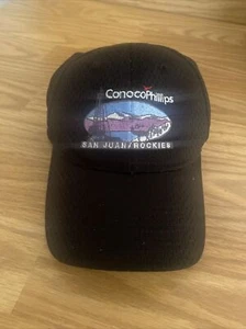 Conoco Phillips San Juan Rockies Sombrero Gorra Correa Trasera Gasóleo Bordado - Imagen 1 de 7