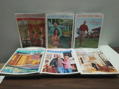 Architectural Digest 2004 Lot 6 Vintage Magazine Issues - Image 1 of 4