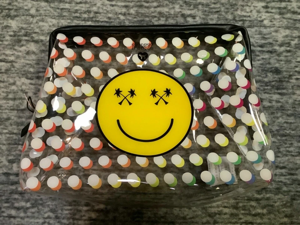 Victoria's Secret Rosa Estuche de Maquillaje de Viaje Bolso Rosa Caliente Lentejuelas Iridiscentes Sol Nuevo en Paquete Foto 1 de 1