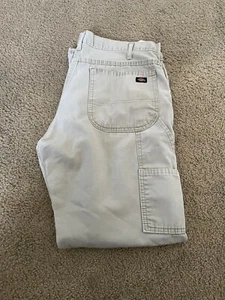 Men’s Light Khaki 34x30 Dickies Pants Made In Mexico - Picture 1 of 9