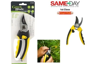 New Pro Quality Deluxe Ratchet Secateurs Pruning Garden Pruners Secateur - Picture 1 of 6