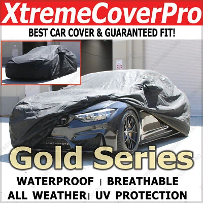 BMW 430I 440I 2017 2018 2019 gran cupé cubierta de coche impermeable con bolsillo espejo negro Foto 1 de 4