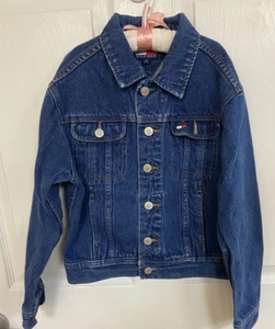 Chaqueta vaquera vintage años 90 Tommy Hilfiger para niños unisex talla pequeña - Imagen 1 de 17