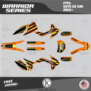 Graphics Kit for Kayo K2 230 All Years Warrior - ORANGE - Bild 1 von 6