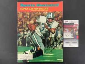 DUANE THOMAS SIGNED SPORTS ILLUSTRATED JANUARY 24, 1972 JSA COA DALLAS *S86 - Picture 1 of 2