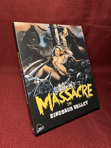 SLIPCOVER ONLY Massacre In Dinosaur Valley Blu-Ray SEVERIN Slip Only - Picture 1 of 5