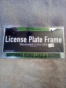 John Deere Green NRLAD License Plate Frame - LP79740 - Picture 1 of 3