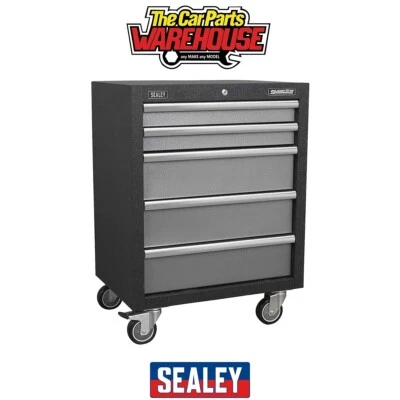 Sealey APMS58 Superline PRO Modular Mobile Cabinet 5 Drawer 650mm - Image 1 of 4