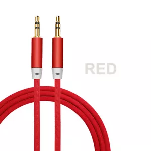 Aux Cable 3.5mm Male to Male Auxiliary Audio Nylon Braided Cord for Car PC Phone - Picture 1 of 21