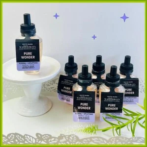 6 Bath & Body Works - PURE WONDER - Wallflower Refill LOT Fast Shipping - Picture 1 of 2