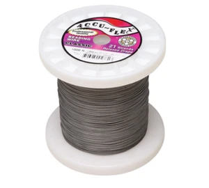 1000 foot Spool Accu-Flex® Nylon Stainless Steel Bead Wire · 21 Strand 0.019 in - Picture 1 of 1
