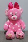 Build A Bear Disney Minnie Mouse 17” Pink & White Polka Dot with Bow