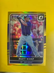 D40631 2016 Donruss Optic Gold #109 Matt Kemp PADRES #02/10 - Picture 1 of 1